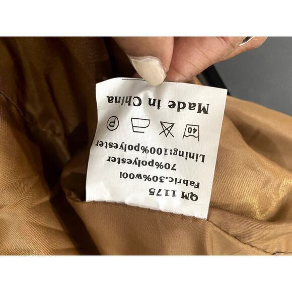 ChouYatou Brown Lined Sport Coat - Size Large (NWT) - Picture 6 of 11